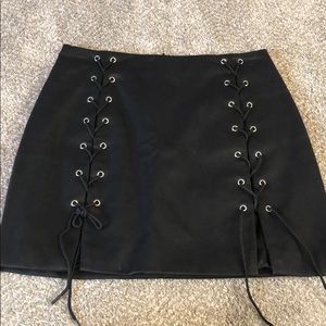 Forever 21 faux leather skirt